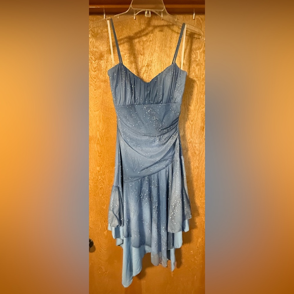 Taboo Glittery Light Blue Dress